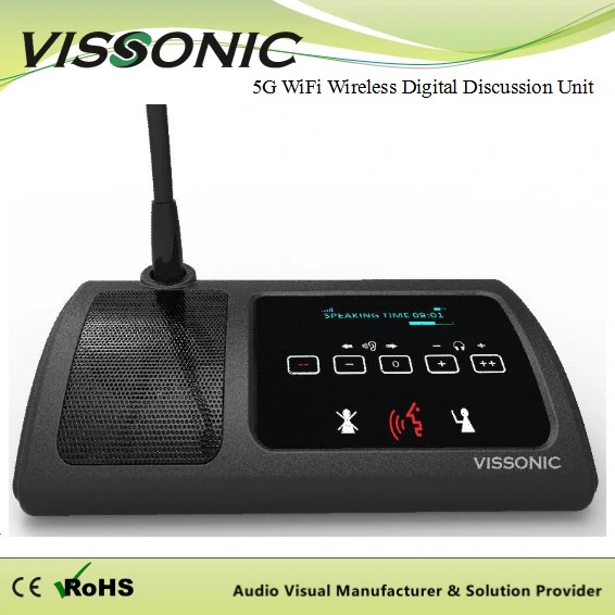 Multi-Functional WiFi Wireless Conference Room Microphone in Voting Function