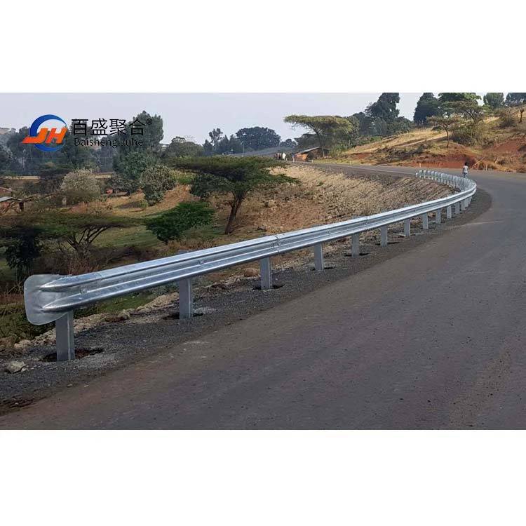 Barandilla de carretera/uso de autopista/AASHTO M-180 W Beam Rail Hot Galvanized o. Sistema de Barandilla recubierta de PVC Barrera de carretera malla de alambre de cerchas Precio