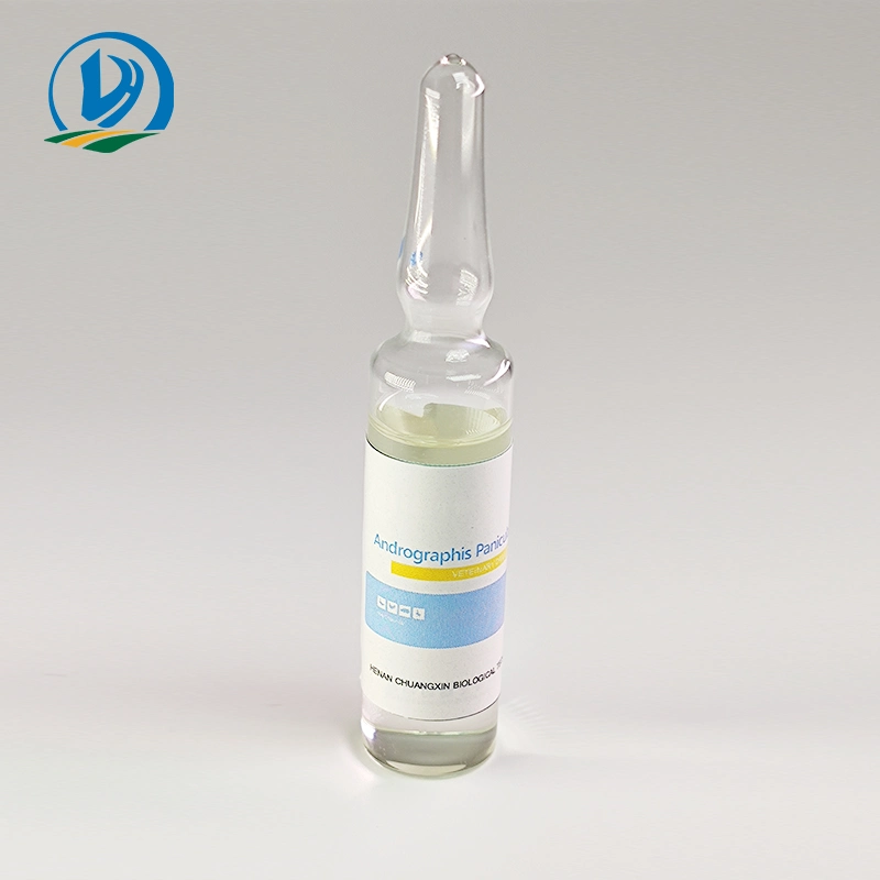 Veterinary Veterinary Medicine Andrographis Paniculata Injection, Pigs, Cattle, Sheep, Dogs, Cats, Respiratory Tract Cough, Asthma, Yellow and White Scour, Diar