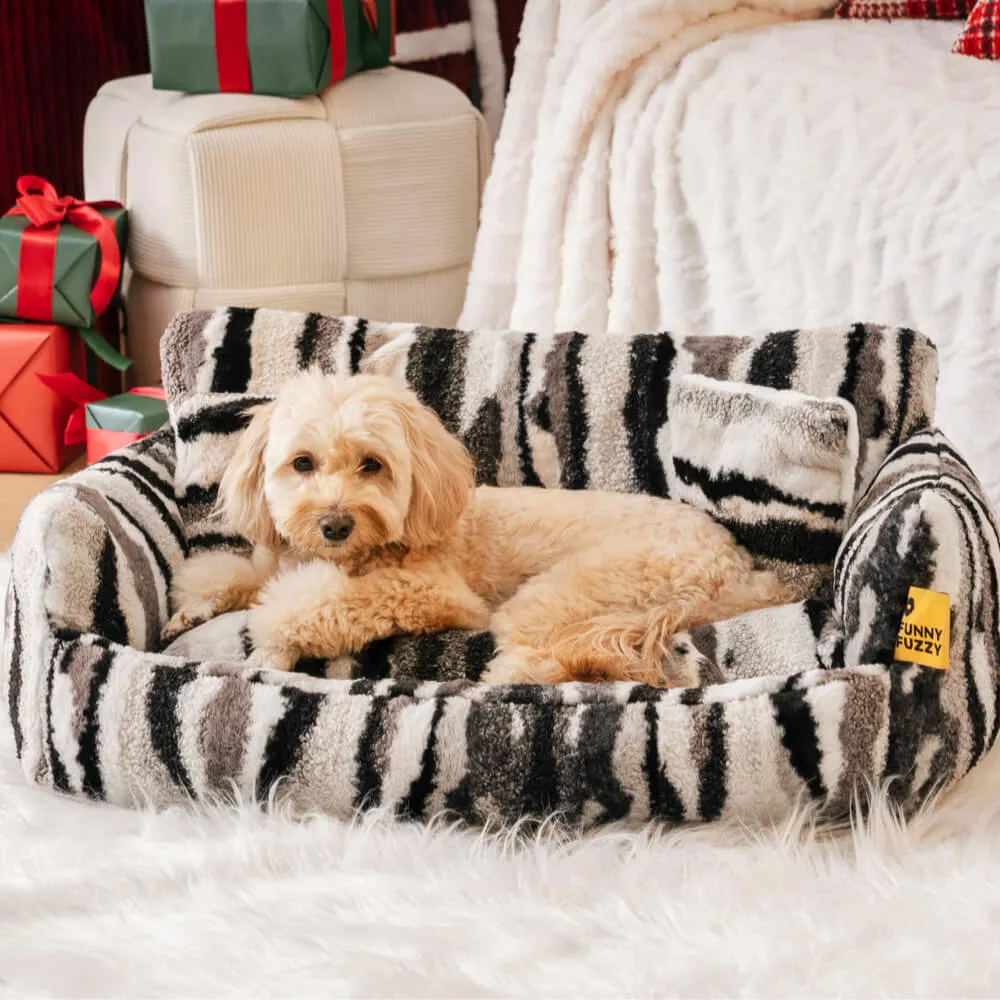 2024 Newest Fluffy Extra Large Cozy Dog and Cat Sofa Bed