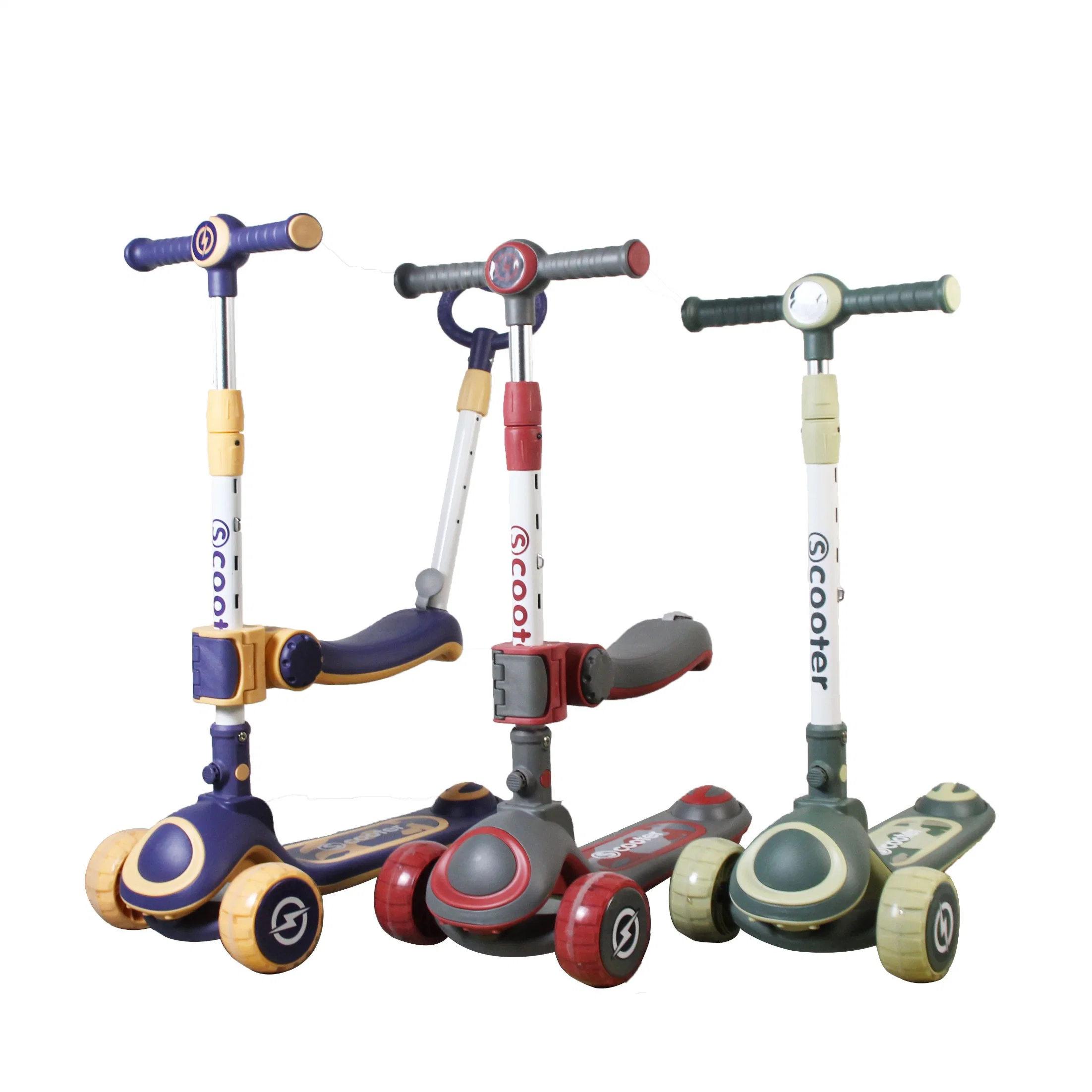 Kinder Scooter Faltbar Mini 4 blinkende PU-Räder Beliebte Design Kinder Kick Scooter für Kinder/3 Rad-Scooter Baby Spielzeug