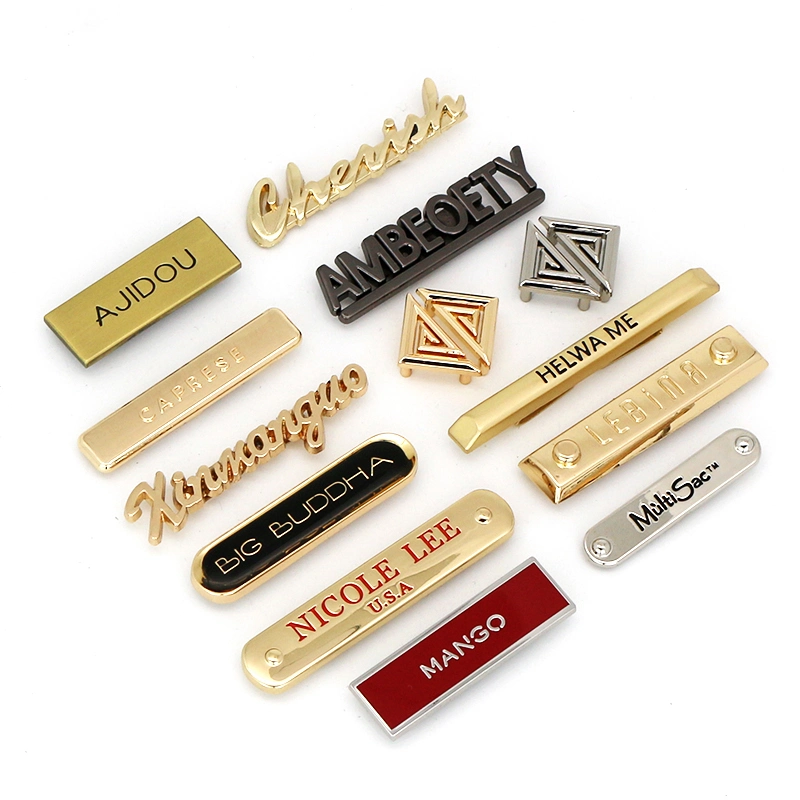 Promotion Club Logo Name Label as Gift Fashion Clothing Accessories Metal Tag