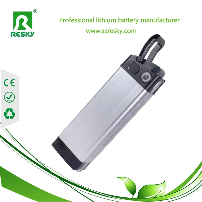 Silverfish Aluminum 36V 10ah Li-ion Battery for Moutain Ebike