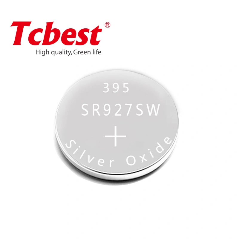 Sr927sw 395 Button Cell Batteries Manufacturer Factory Best Price 1.5V Coin Button Battery Cell 1.5V Silver Oxide Battery for Toys Watch