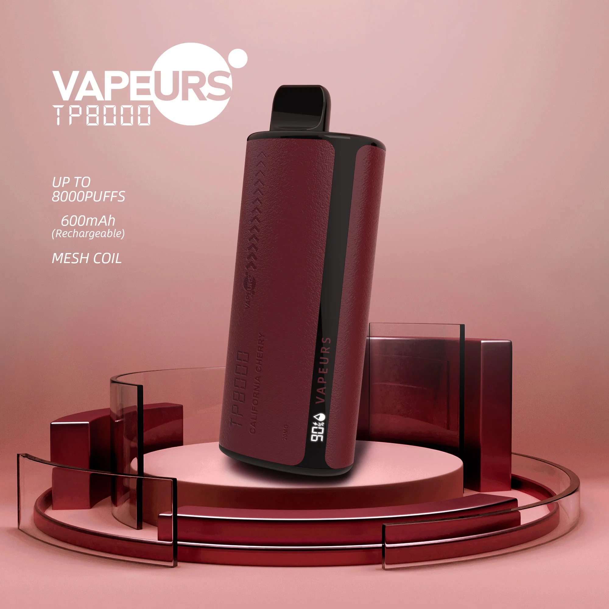 Original Fabrik Großhandel I Vape Mazaj Tugboat Vape Puff Bar 5000 6000 8000 9000 Puffs mit Smart Screen Display Großhandel E Zigarette