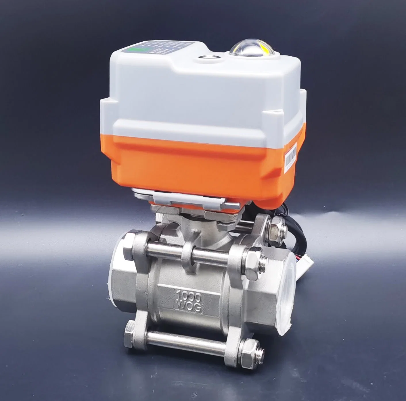 Motorized Ss Ball Valve 3PC Body