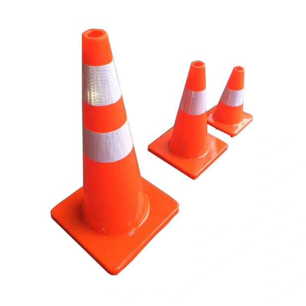 Road Safety Manufacturer PVC Reflective Flexible Traffic Cone
