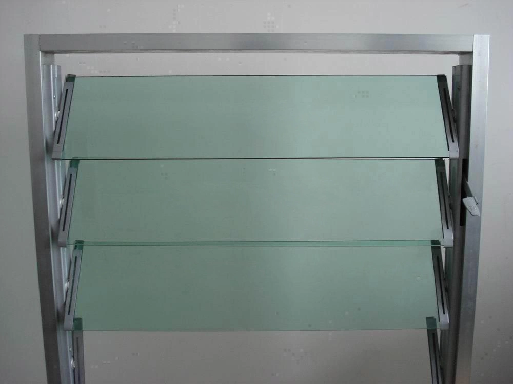 Manufacture 6.38mm 8.38mm Louver Glass Clear Laminated Glass Safety Glass Building Glass