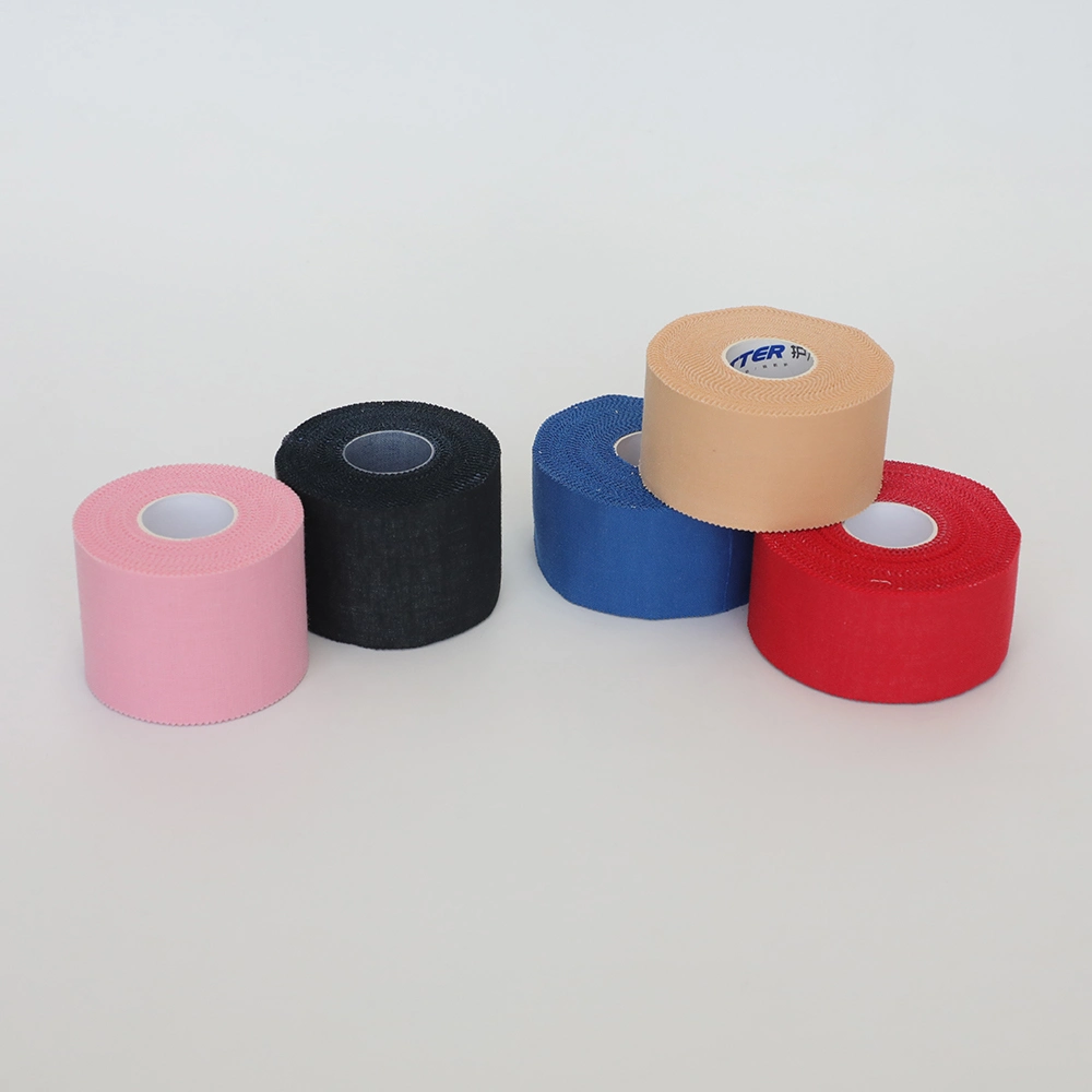 Medical Consumables Disposable 97% Cotton and 3% Spandex Sport Tape