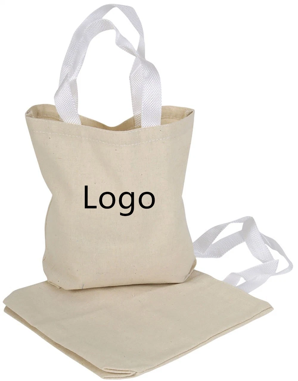 Original Factory OEM Custom Design Printed Cotton Canvas Jute Tote Shopper Bag Drawstring Bags