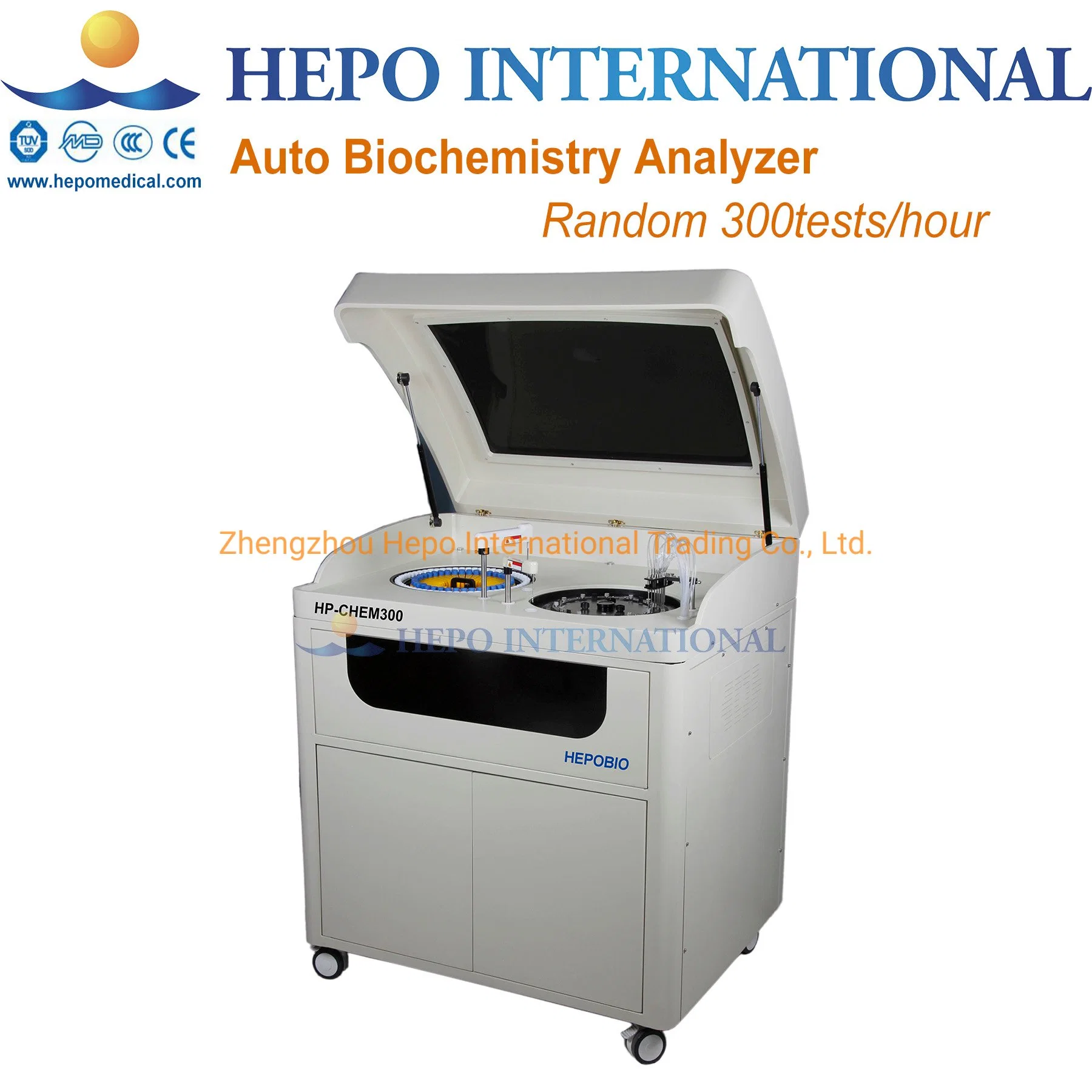 China High Speed Clinic Colorimetric Automatic Chemistry Analyzer (HP-CHEM300)