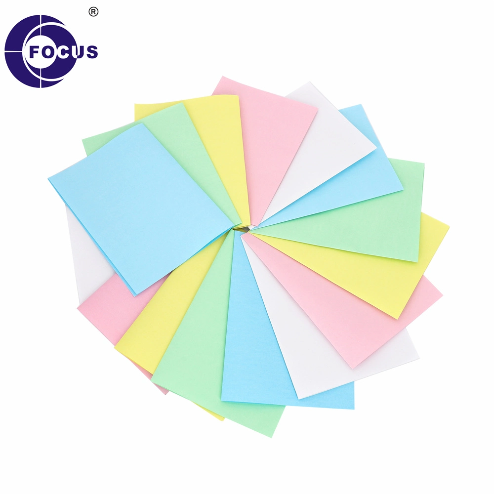 Blue Printing Color 50GSM/50GSM/50GSM 3 Part NCR Paper for Printing