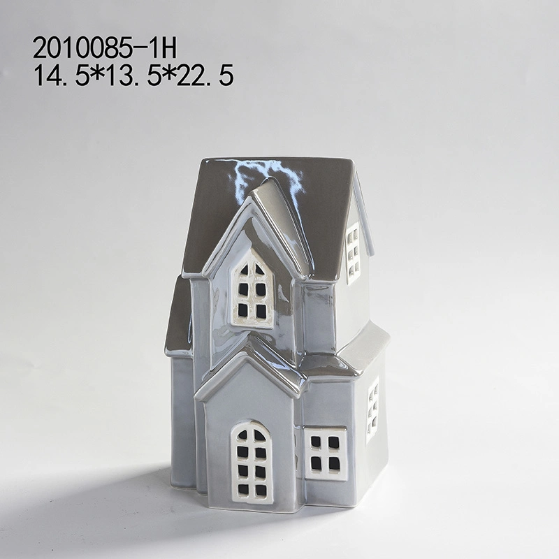 Wedding Gift Ceramic House Egg Shaped Candle Holder