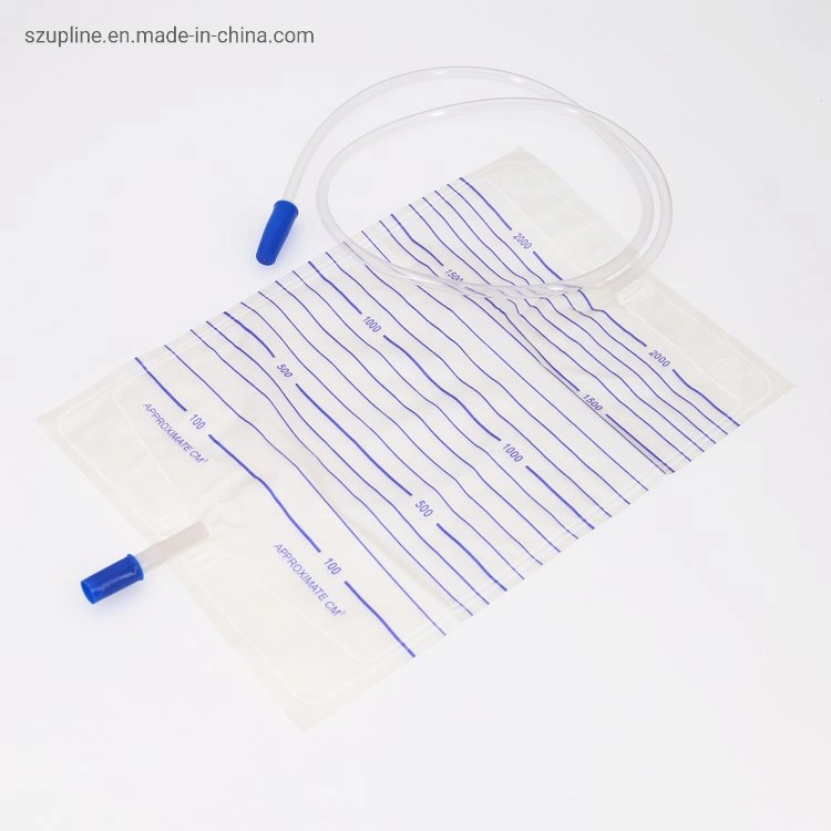 Factory Manufacturing Drainage Urine Bag in 2000ml