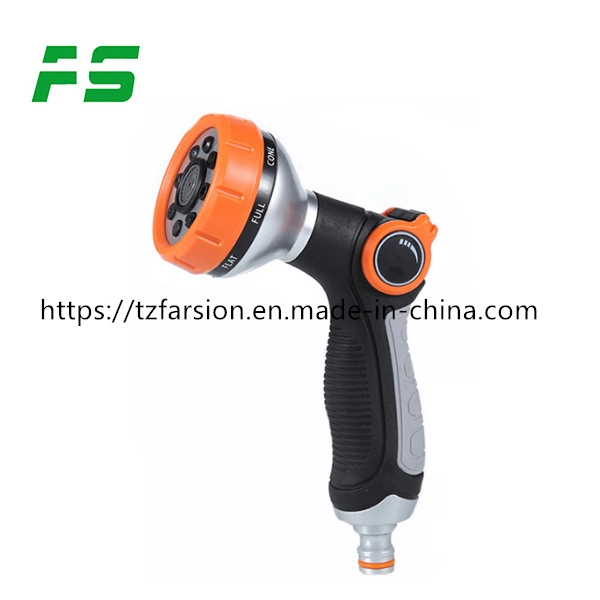 8pattern Plastic Garden Hose Nozzle Sprayer Garden Water Spray Nozzles Trigger Sprayer