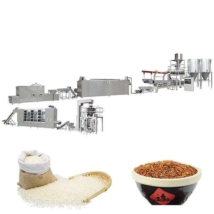 Automatic Instant Rice Self Heating Rice Meal Minute Rice Making Machinery