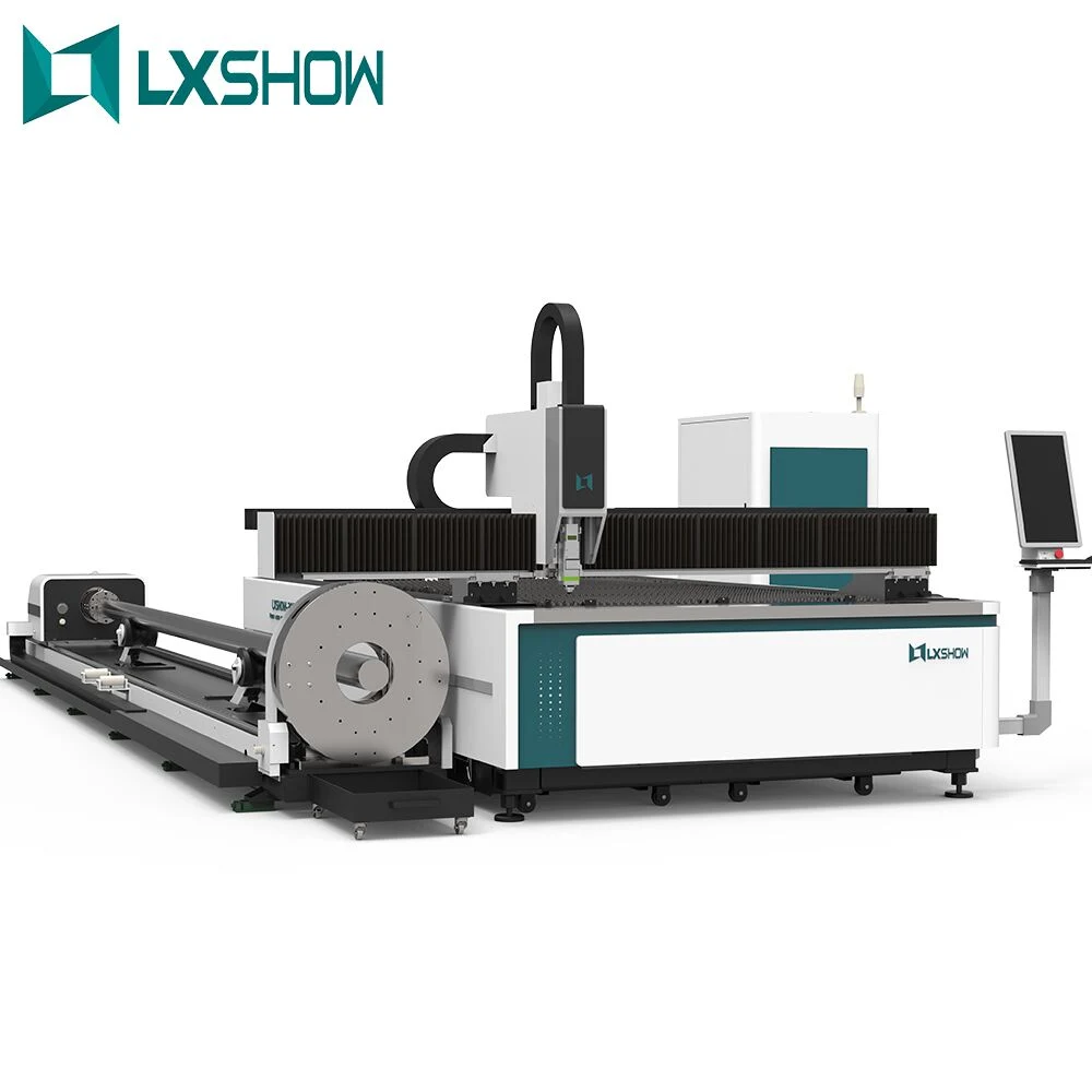 2021 Lxshow Raycus Ipg Max Fiber Laser Tube Cutting Laser Steel Cut Pipe and Tube Cutter