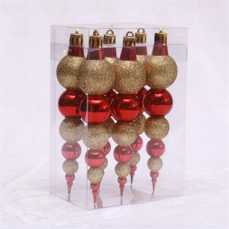 New Hot Sale Christmas Ball Gold Color Suit Custom Christmas Ornament Balls