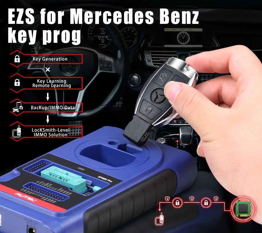 Nueva llegada XP400Pro programador clave Autel Im608Pro todos los principales aprendizajes clave perdida de diagnóstico para todos los coches