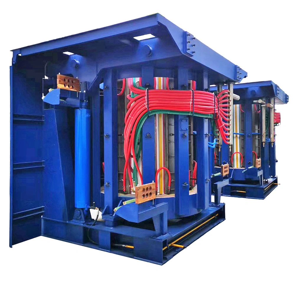 Aps Electric Industrial 8ton 15ton Metal Scrap Copper Aluminum Cast Iron Brass Bronze Stainless Steel Medium Frequency Induction Melting Machine Furnace Price