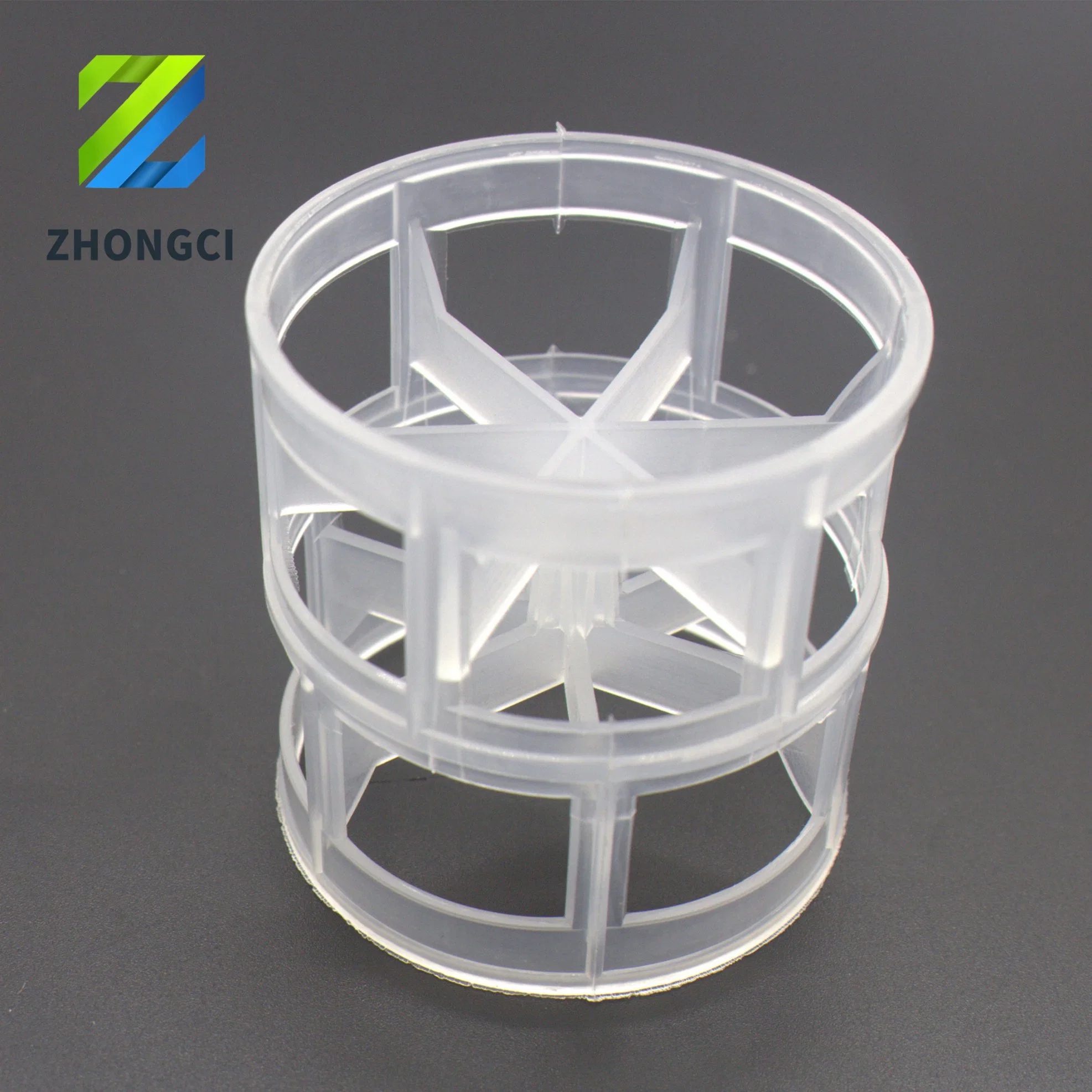 Zhongci Plastic Hiflow Rings Random Tower Packing Plastic High-Flow Ring