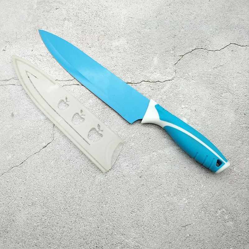 8" de Acero Inoxidable con cuchillo de Chef de Cocina Color cerámica