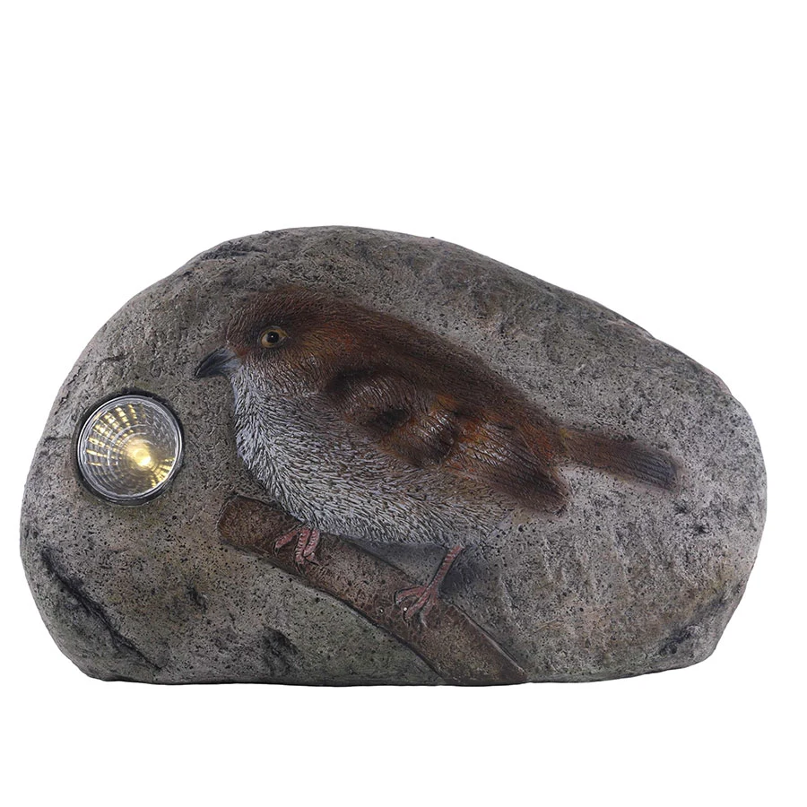 Rock à sculpter naturel personnalisé Pierre OWL forme souvenir Boulder Statues pour la maison de villa extérieure jardin Parc Yard décor