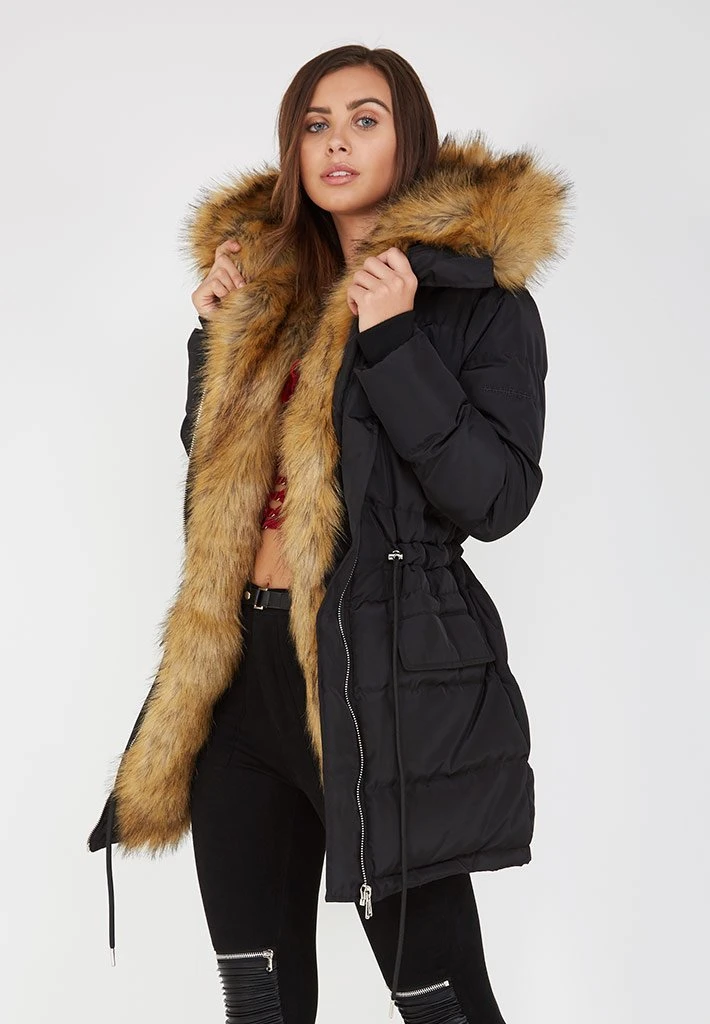 2017 de haute qualité fourrure de la femme de l'hiver long manteau pour Noël le commerce de gros