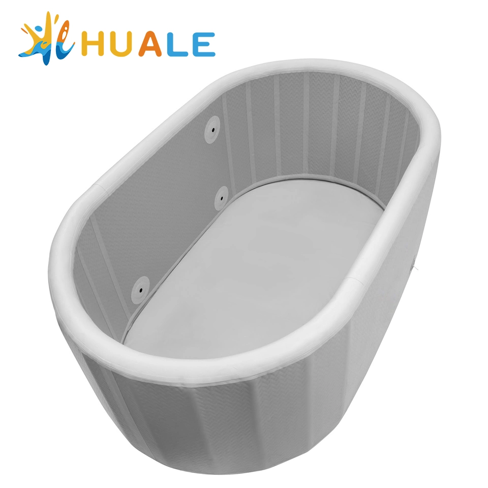 Huale China Manufacture Custom Size Water Chiller Ice-Bath Inflatable Ice Bath Tub with Cooling System