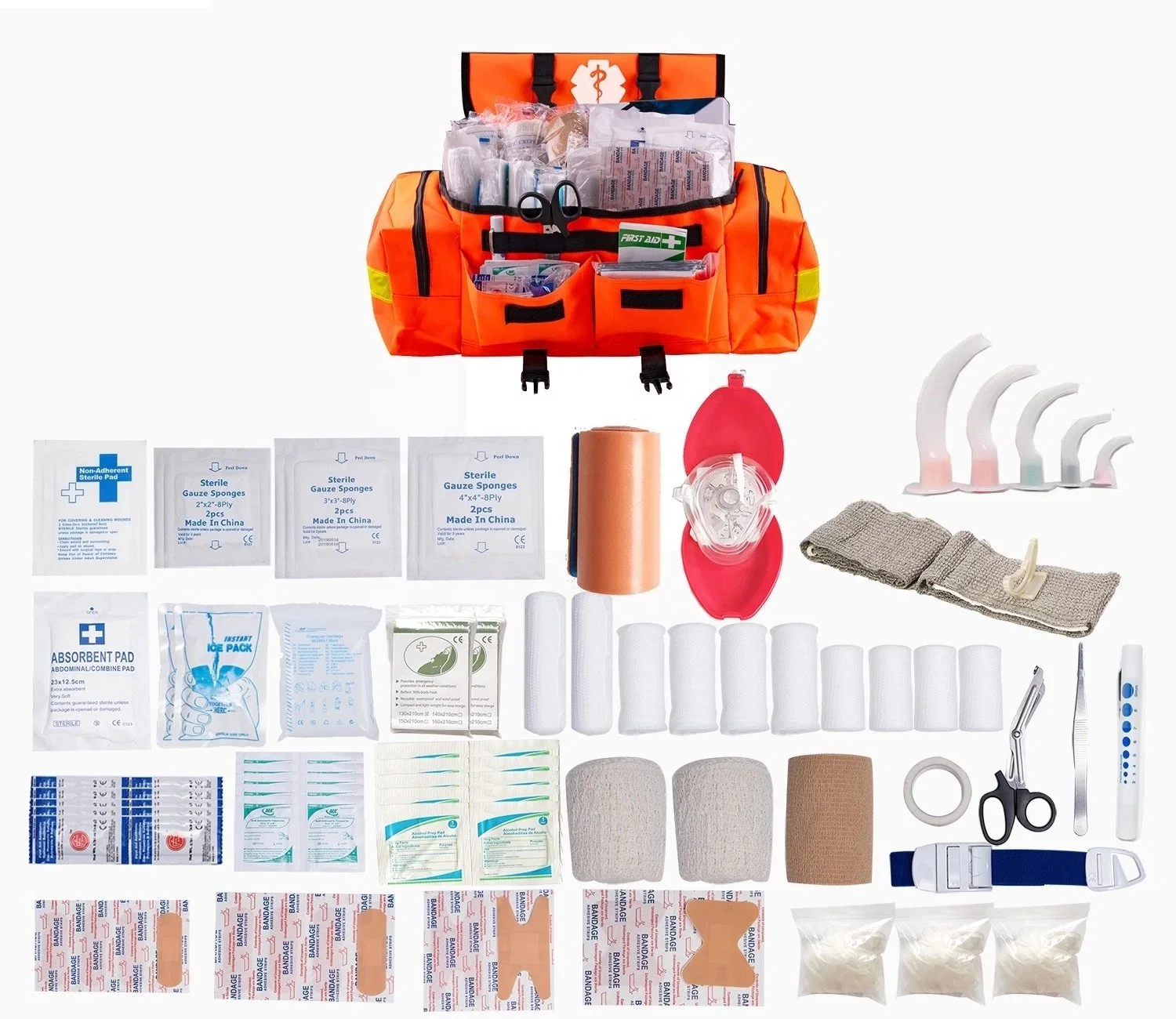 Bolsas de botiquín de primeros auxilios médicos de emergencia Kit de primeros auxilios con los reflectores