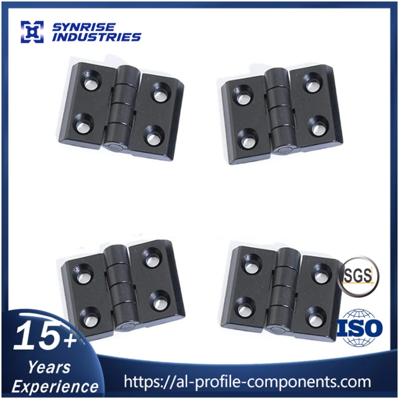 T Slot Industrial Anodizing Aluminum Alloy Profile Accessories Hardware Nylon Plastic Adjustable Door/Window Hinge