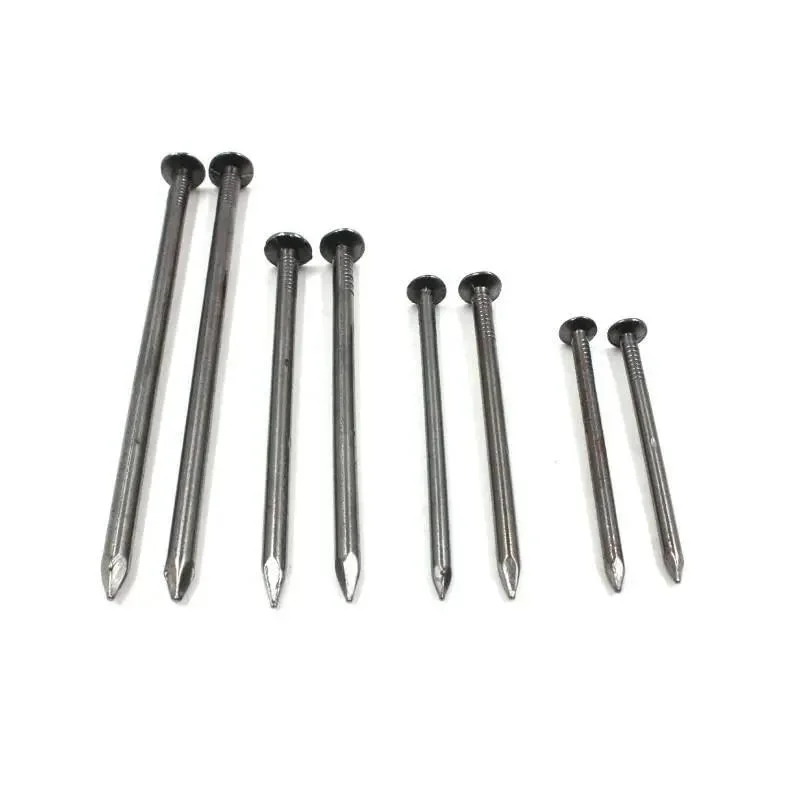 ANSI DIN GB ISO JIS Standard Size Black Annealed Nail in Cheap Rice