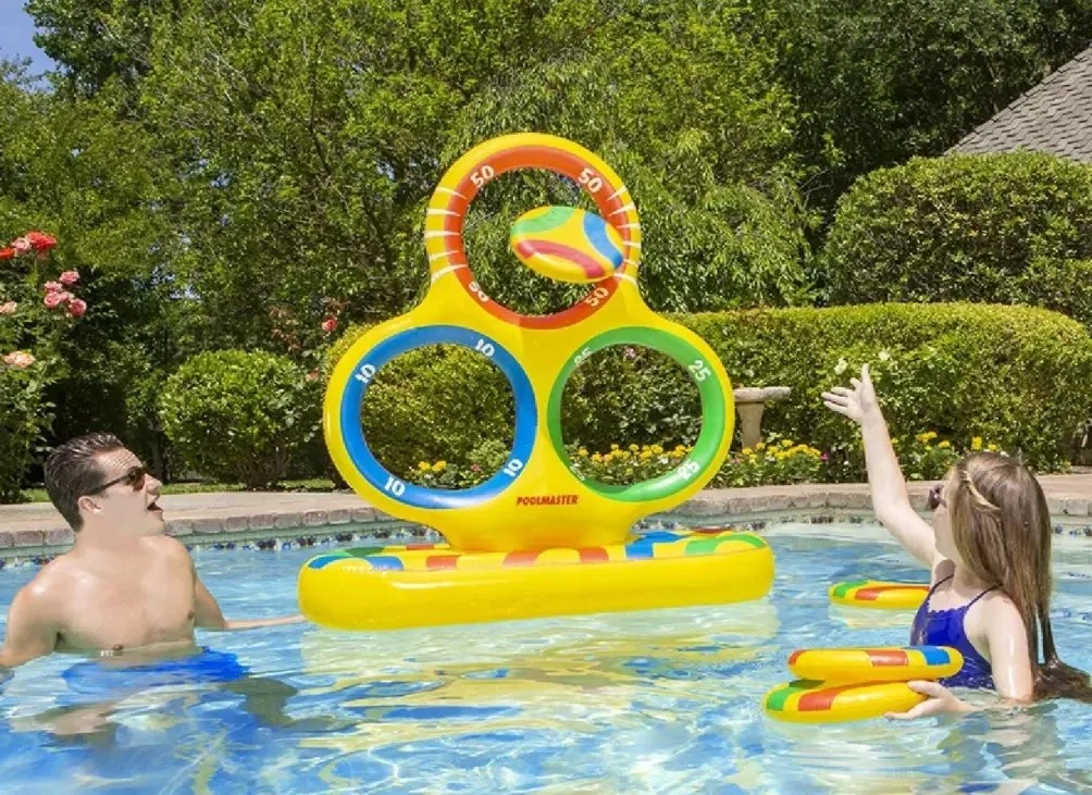 Aufblasbare Wasser Splash Pinguine Schwimmende Pool Spiel Set Spielzeug