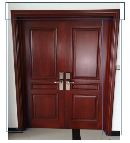 Plastic Composite Security Safety Exit Fireproof Exterior Emergency Entrance Exit Interior Fire Rating Wooden Entrance Fire Rated Fire Resistant Door