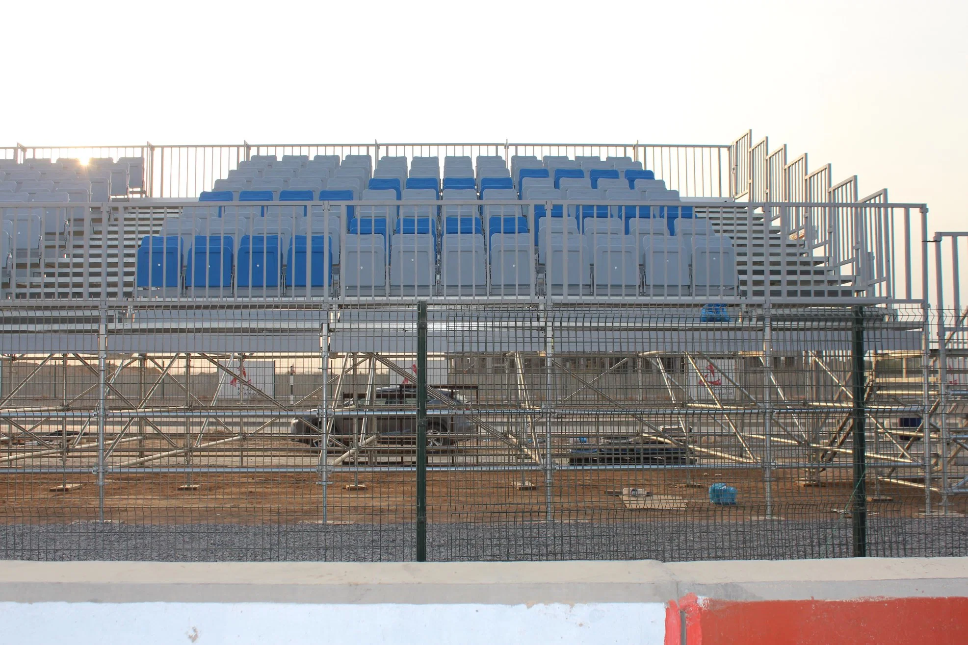 JY-716 Fußballständer mit Spielerbank Sitz Baseball Stadium Sitz Für Tribünenplätze