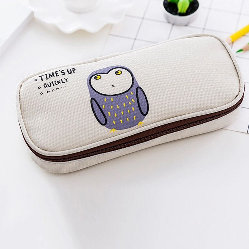 South Korea&rsquor; S New Student Stationery, Simple Good Morning Party Pencil Case, Multi-Function Pencil Case, Clamshell Pencil Case, Customized