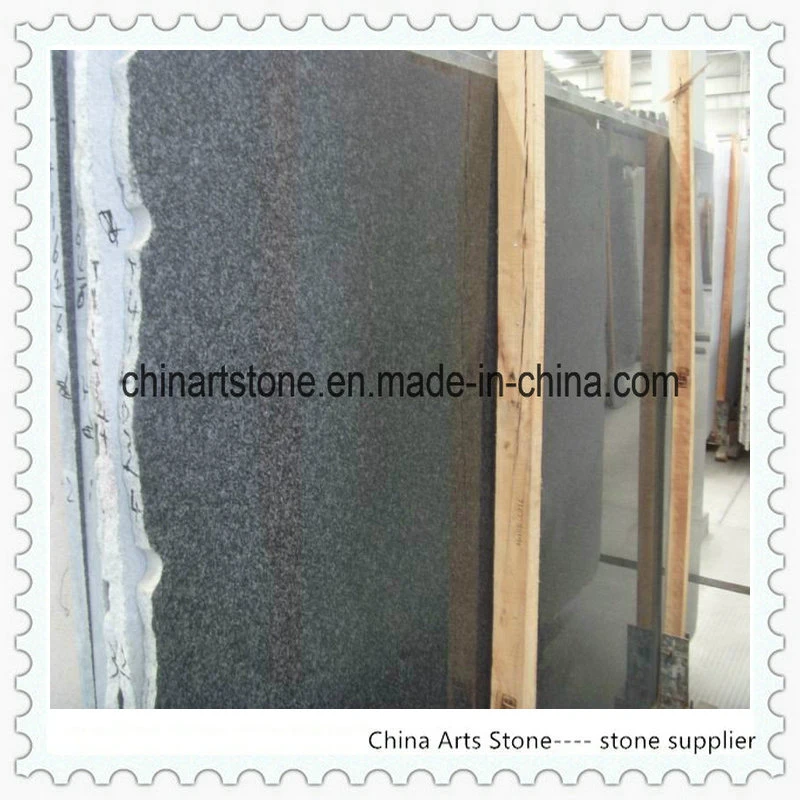 Nature Surface Black Granite Coping for Fence Wall