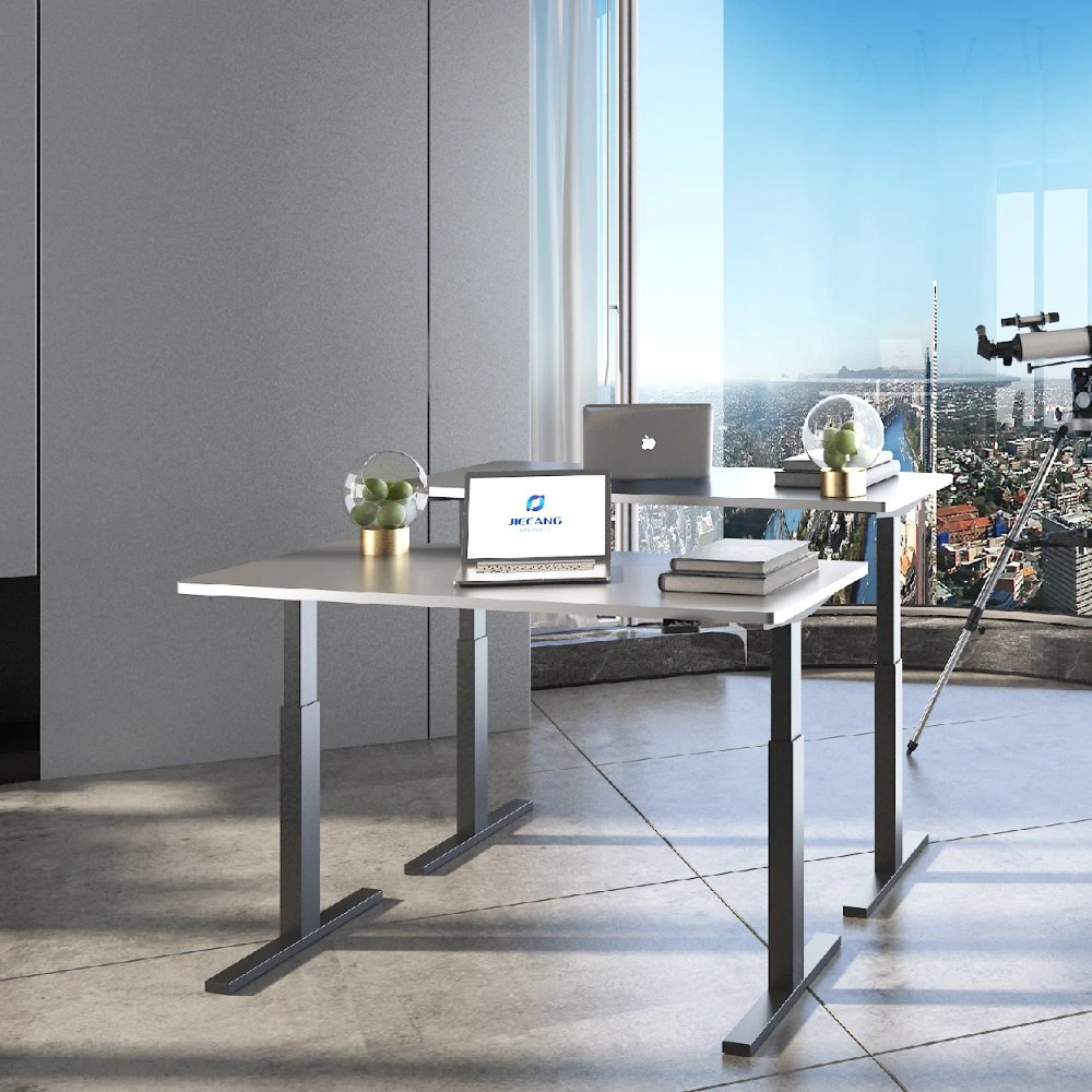 Modern Metal Standing. Desk Office Furniture Computer Table Pneumatic Standing Desk Stand up Jc35ts-R12r-Th