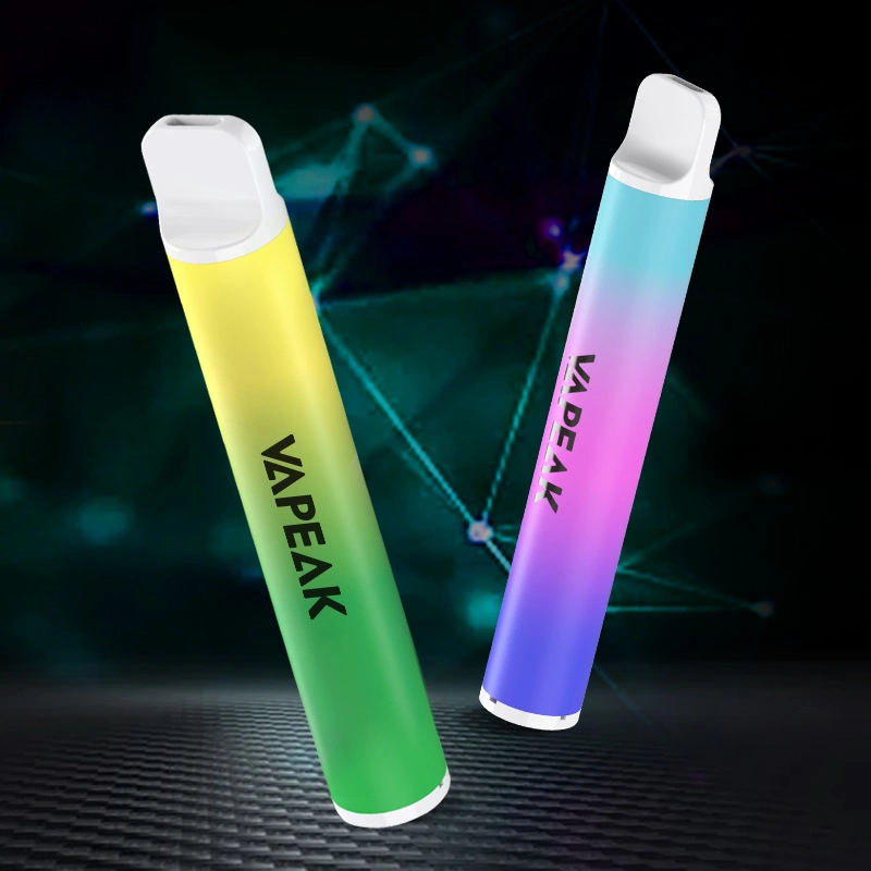 2022 Neu Vapeak Mesh Bar 600 Puffs Einweg ecig mit Tpd Apporvel