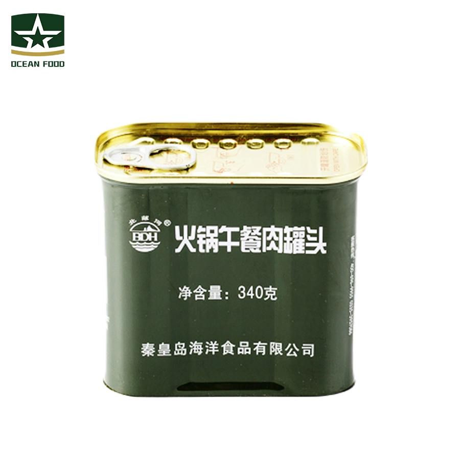 Fresh Pork Processing Food Camping Hot Pot Canned Luncheon Meat