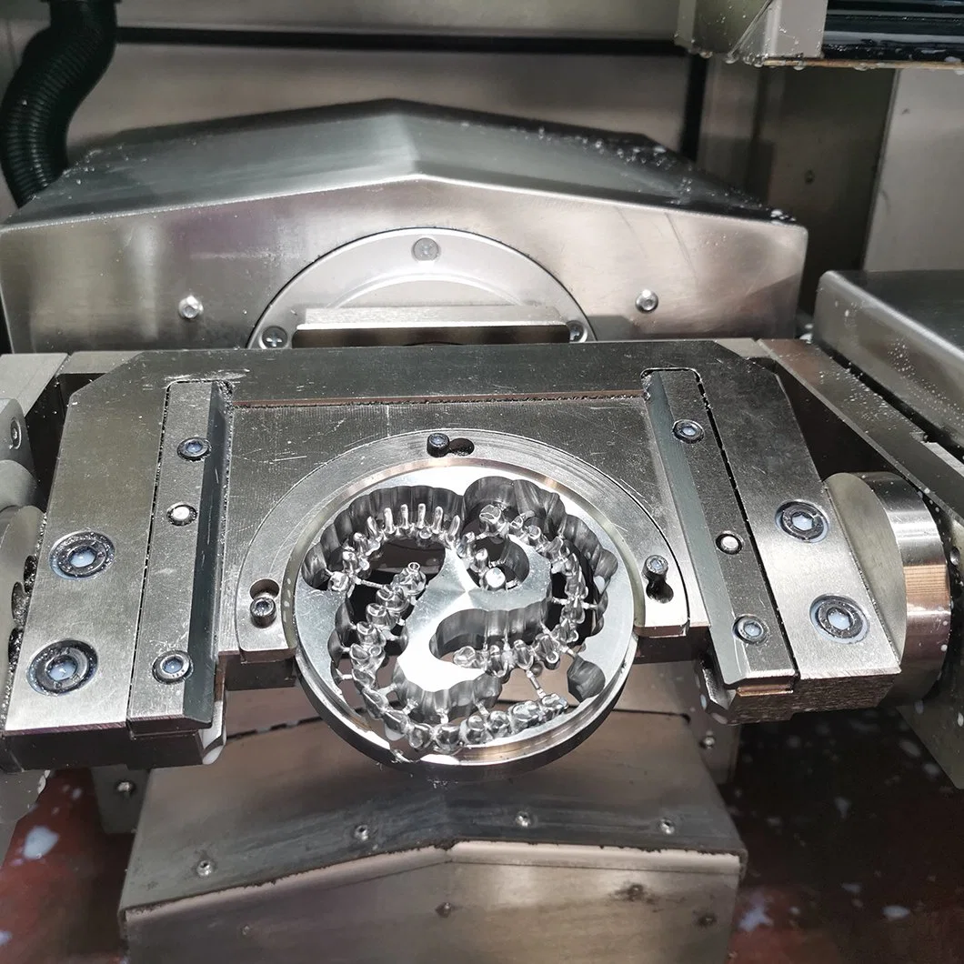 High Precision Dental Metal Discs Crown Bridges CAD Cam 5axis CNC Milling Machine for Dental Lab
