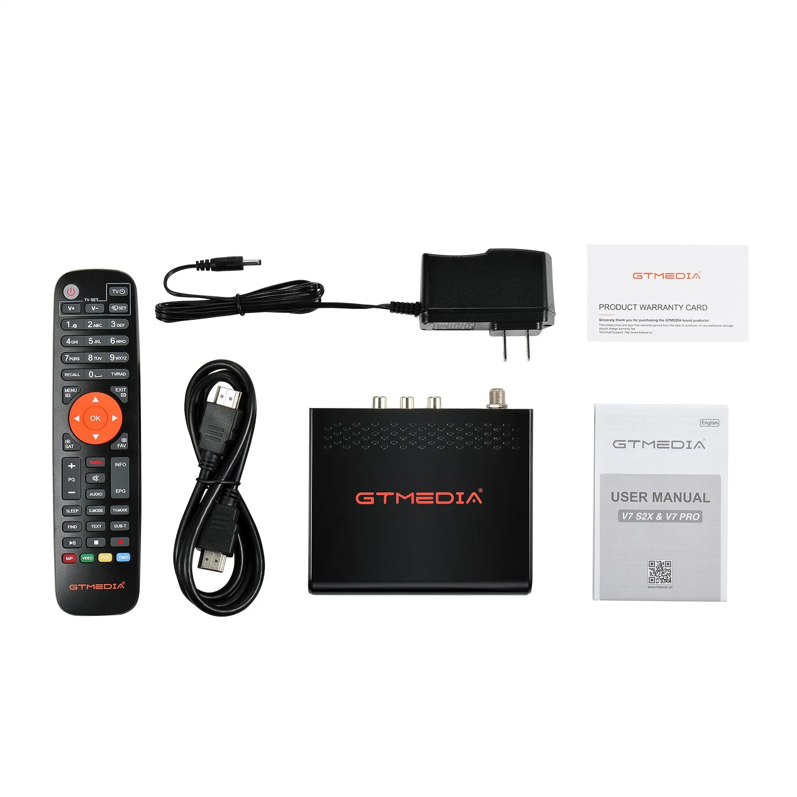 Gtmedia V7s2X DVB S2X USB WiFi Dongle Satellite Receiver HD Set Top Box