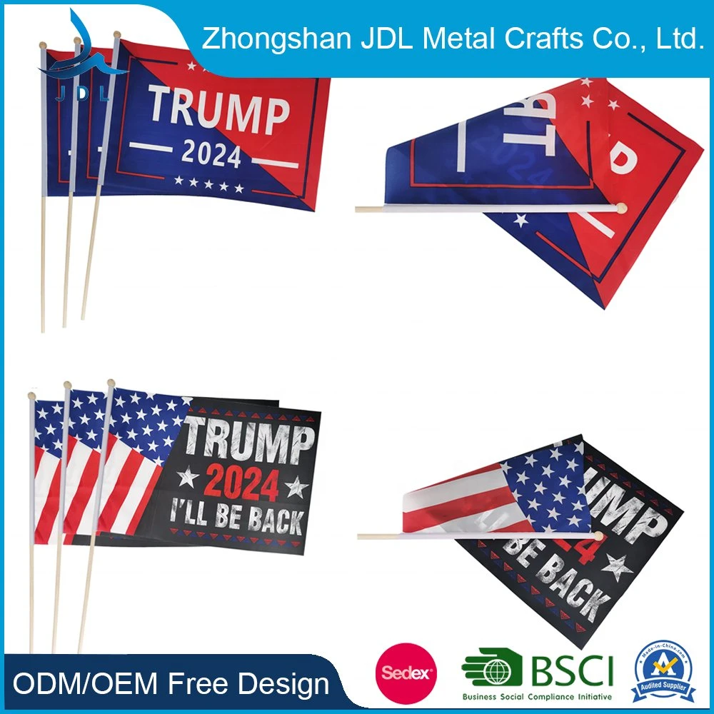 PVC Vinyl Trumps Outdoor Poster Countries Printing Advertising Flex Display Lamp-Box Fabri Flag with Grey Finish Outside Custom Size