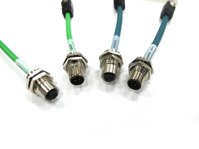 M12 Flange17-Pin Pg9 Plug with Cable