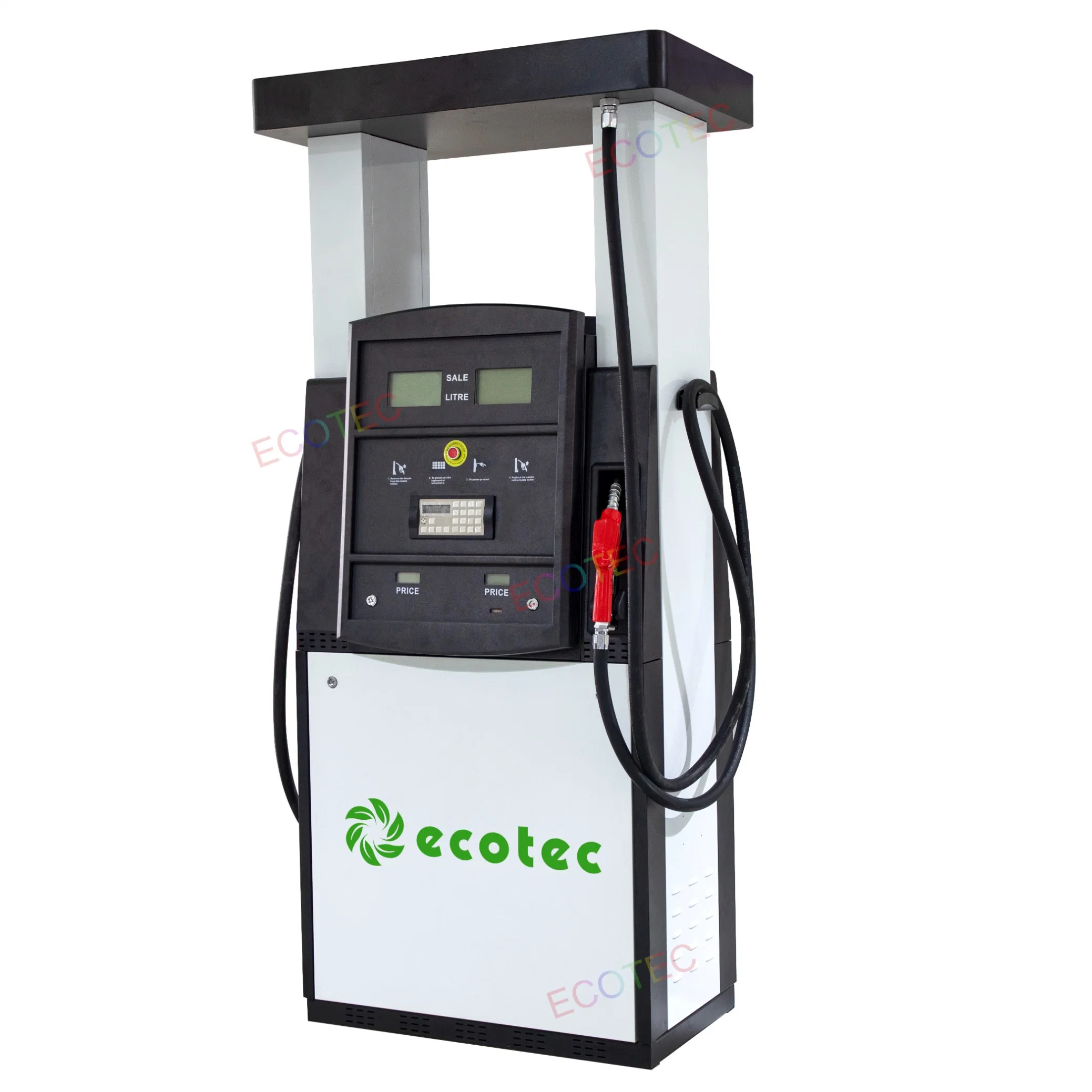 Estación de servicio de gasolina Ecotec Gilbarco Dispensador de combustible de 2 boquillas Precio en venta