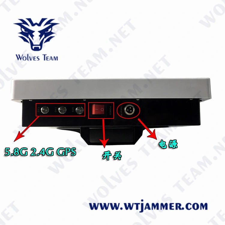 Dispositivo de bolsillo WiFi GPS Jammer con antena interna y batería 1500 metros