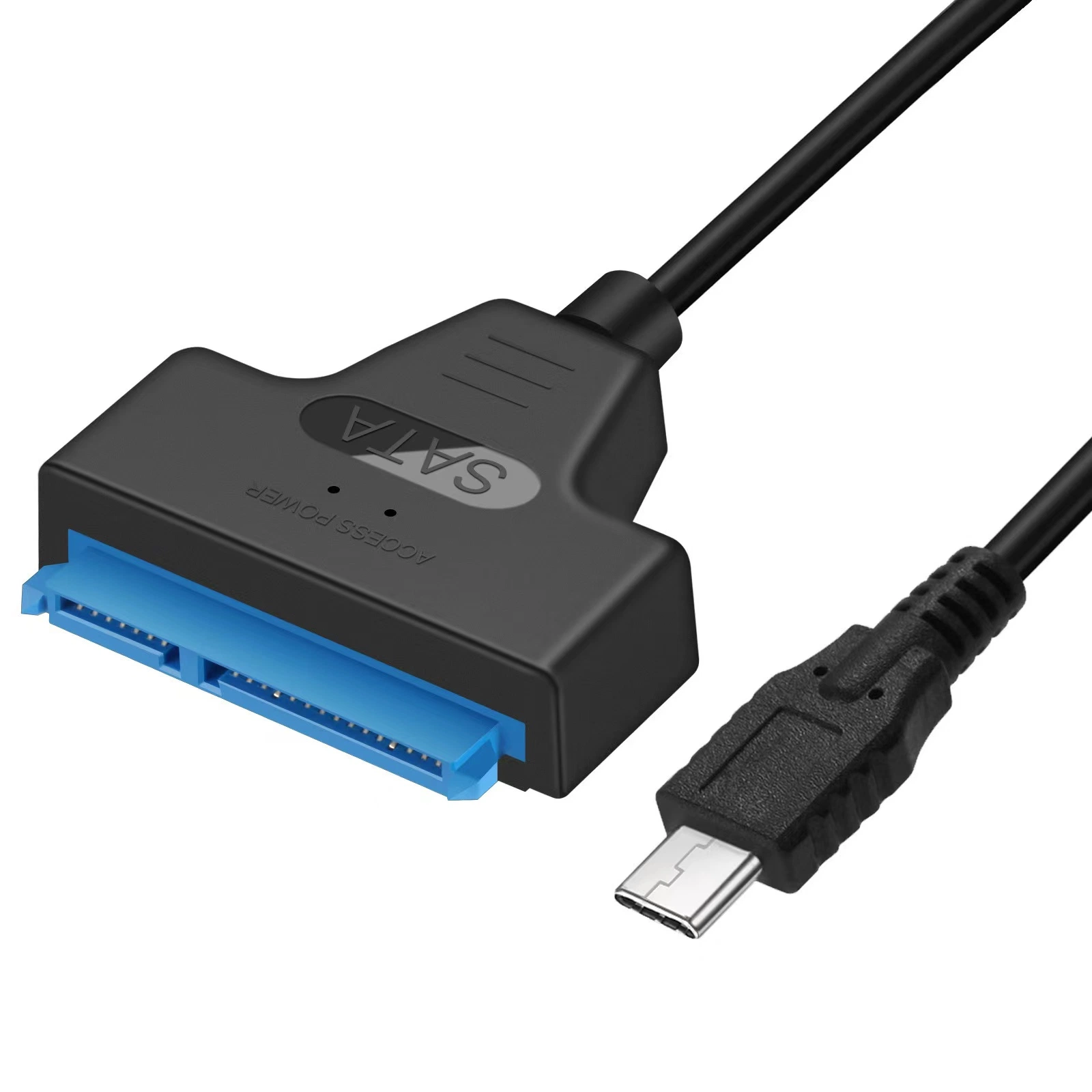 O USB 3.0 Tipo C 2 em 1 para SATA Cabo de disco rígido de 2,5"