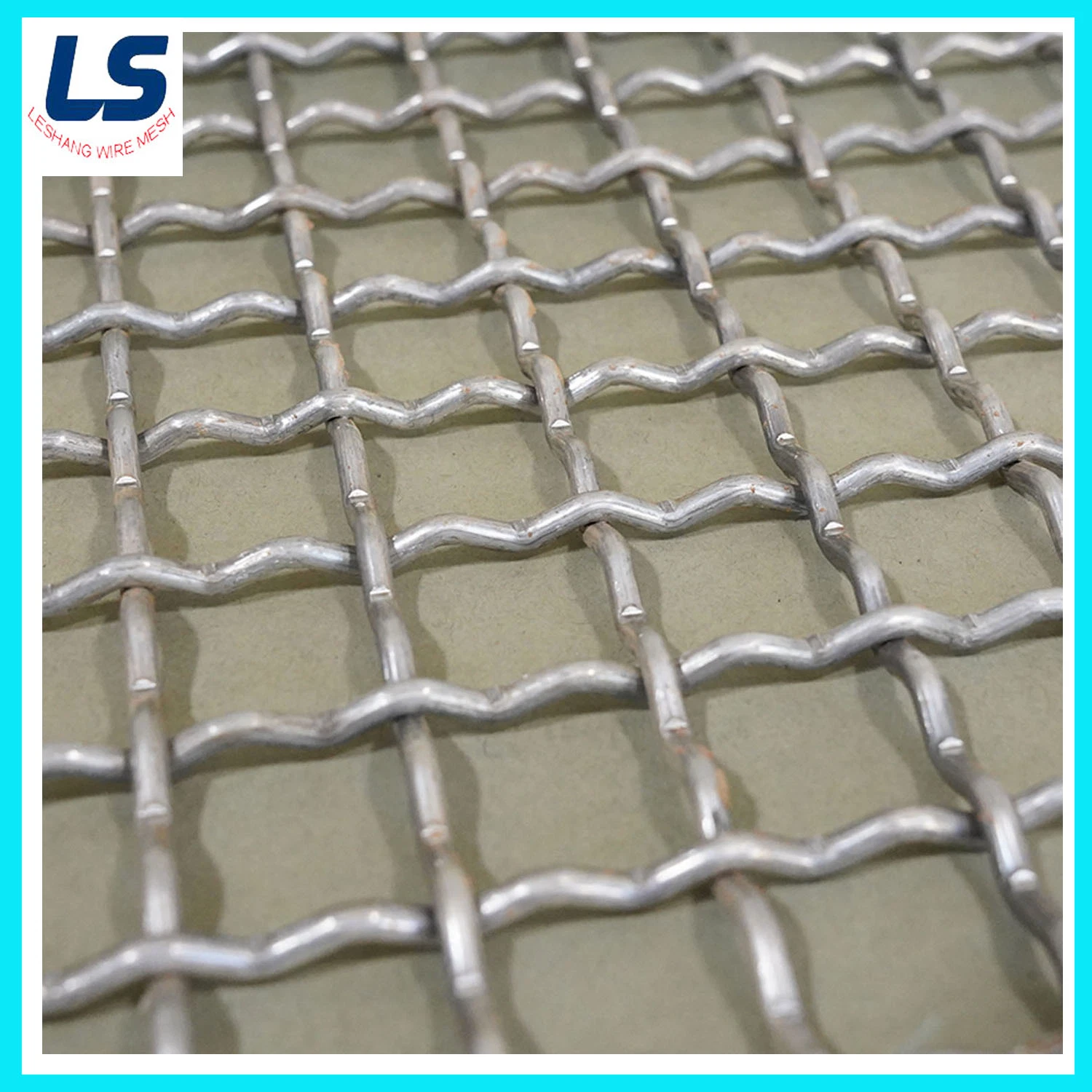 Galvanized/Stainless Steel Crimped Wire Mesh for Viberating Crusher Screen