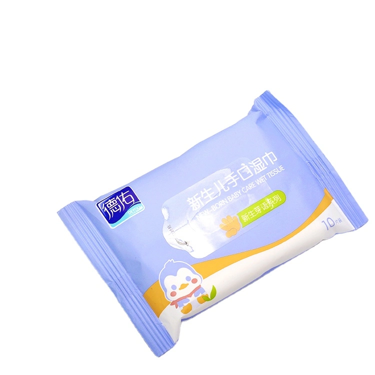 20*15cm Biodegradable Baby Wet Tissue 80PCS for Hand and Face Clean Flushable