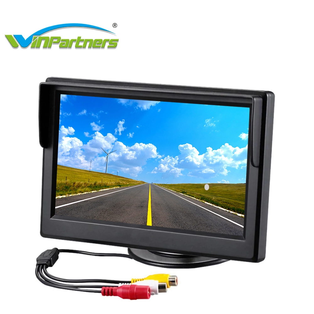 4.3Inches /5 pouces moniteur TFT numérique Affichage LED de la vidéo du moniteur de voiture